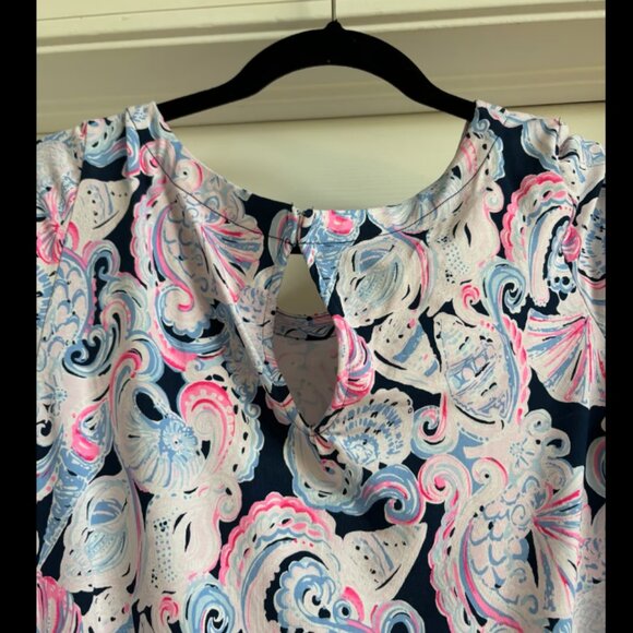 Lilly Pulitzer Lula Seashell Print Romper Size Medium - Picture 4 of 4